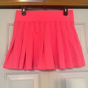 Prince Pickleball Golf Pink Pleated Leopard Print Tennis Skort Size Medium